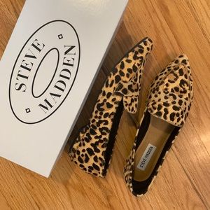 Steve Madden Leopard Flats Womens 8